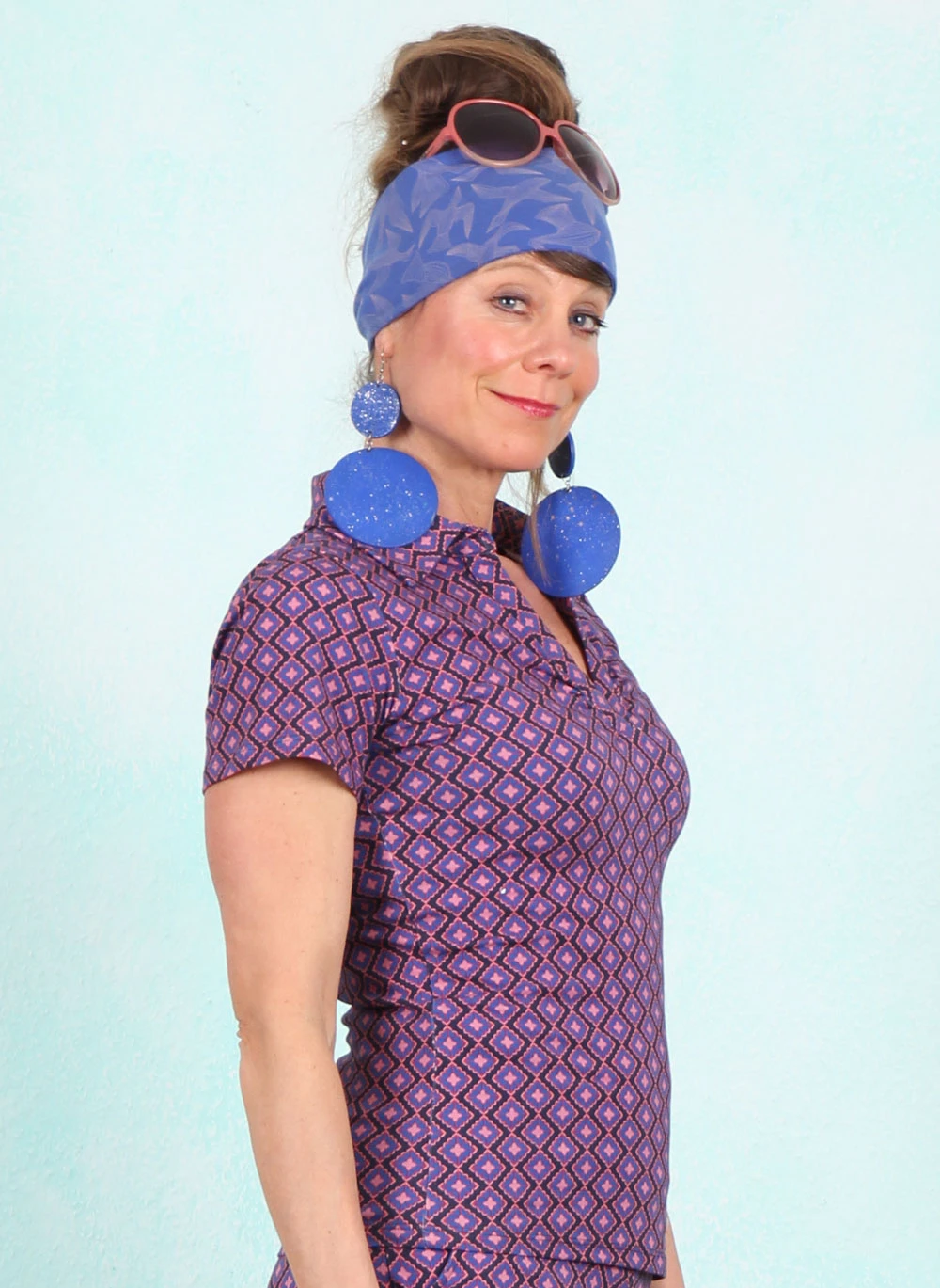 Shirt, LASU26412, dark-blue-multi - Image 2