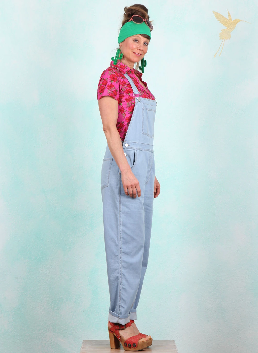 Latzhose, LASU26460, light-blue-denim - Image 2