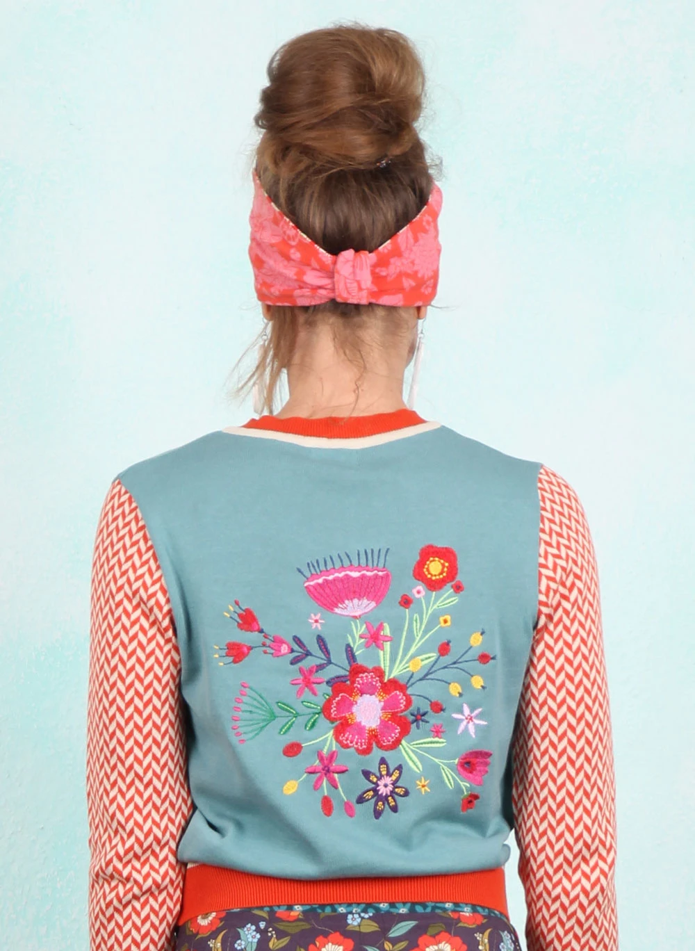 Cardigan, LASU26471, light-blue - Image 3