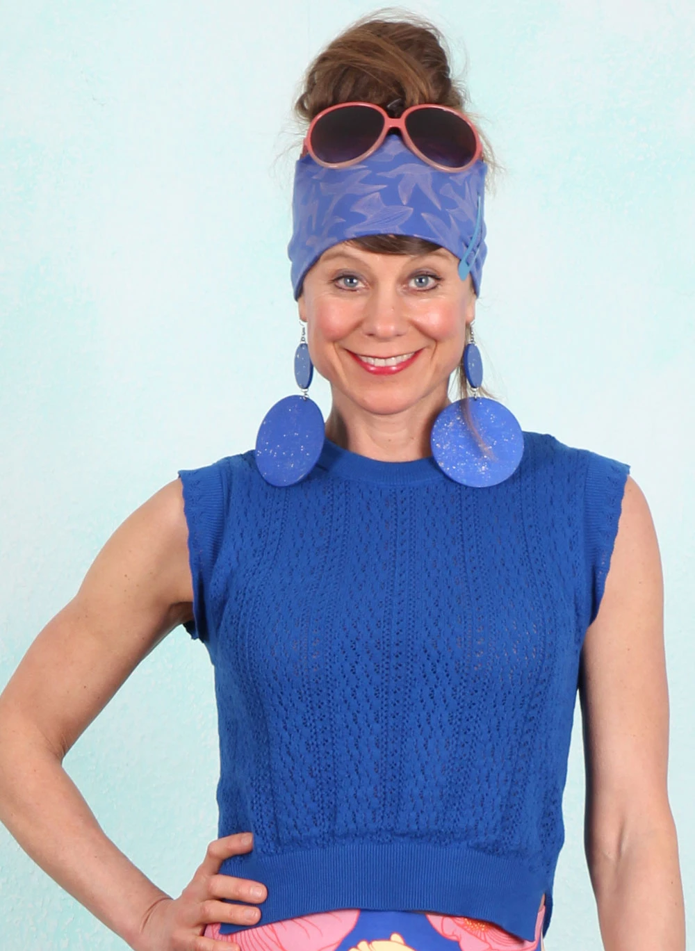 Top, LASU26476, blue - Image 1