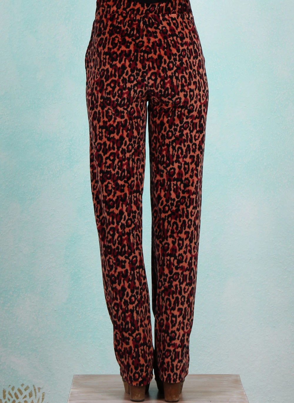 Velours-Hose, LAWI24128, brown-black - Image 3