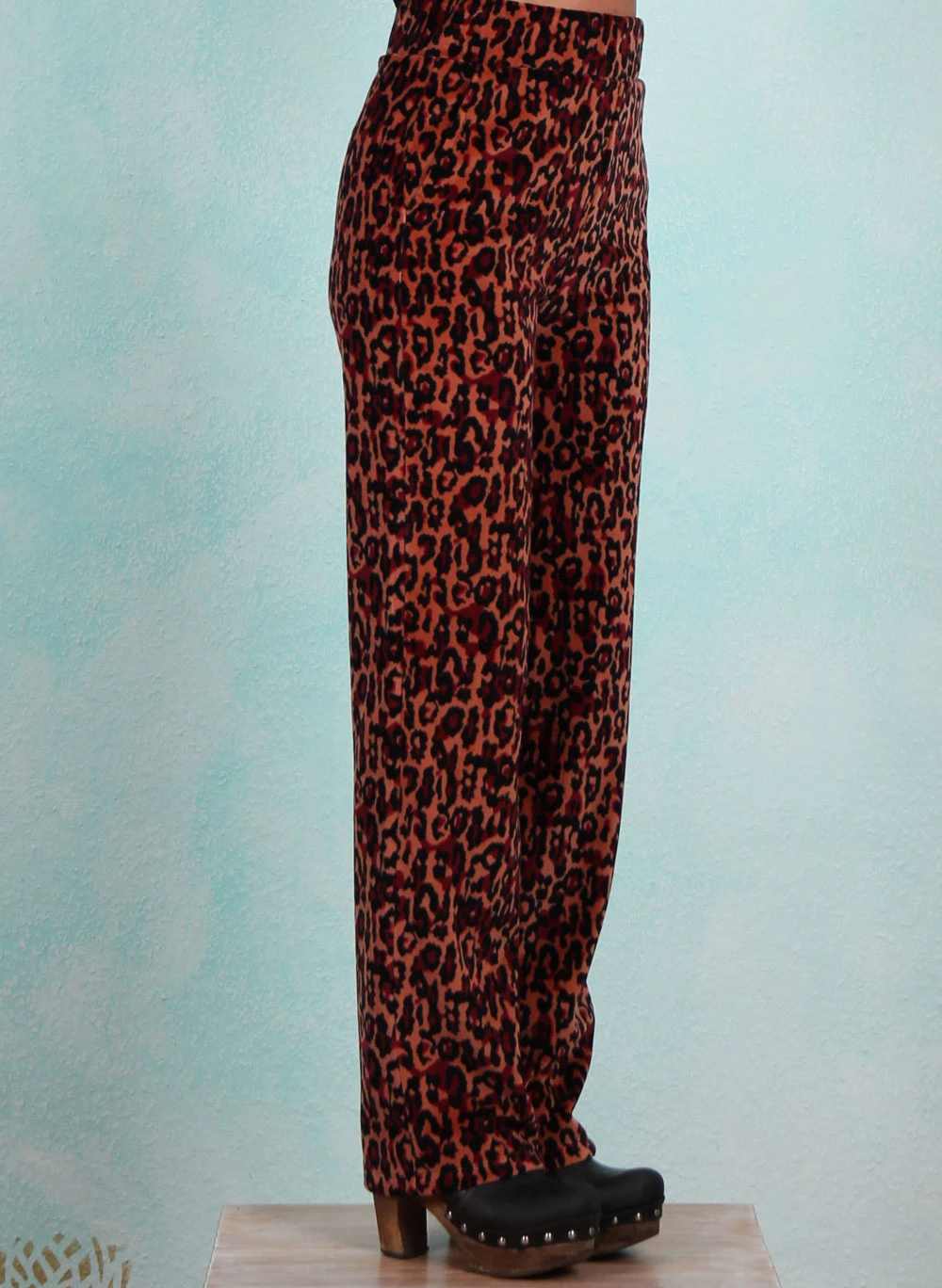 Velours-Hose, LAWI24128, brown-black - Image 2