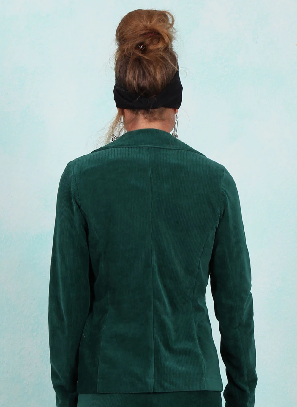 Rib-Velours-Blazer, LAWI2460, green - Image 3