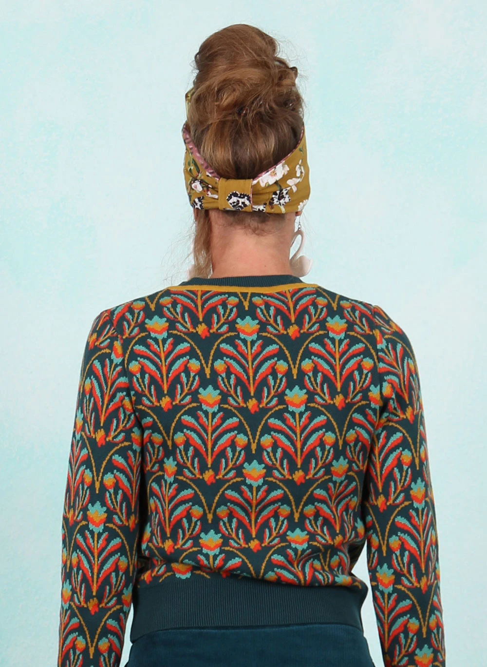 Cardigan, LAWI25211, green-multi - Image 3