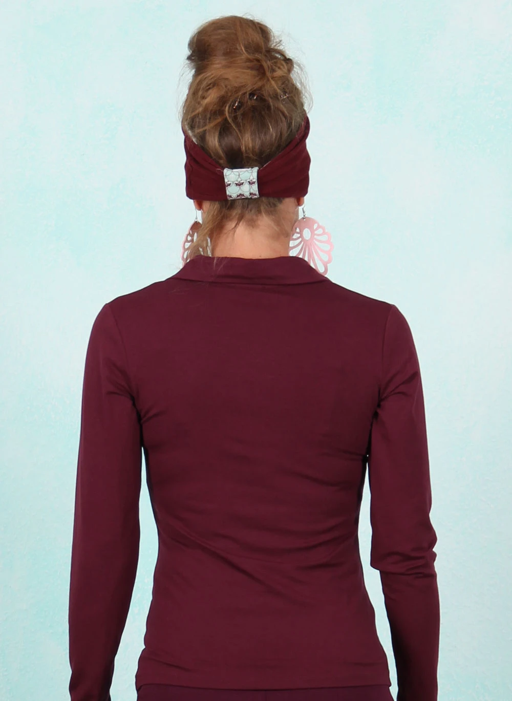 Shirt, LAWI25423, wine - Image 3
