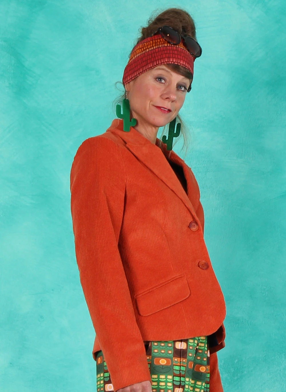 Cord-Blazer, LS-BLA-5050, orange - Image 2
