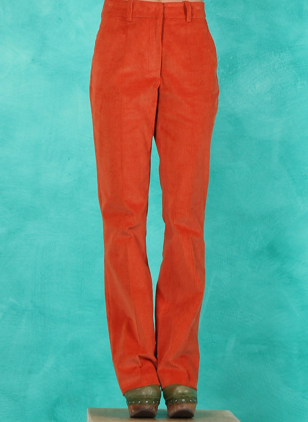 Cord-Hose, LS-PAN-4050, orange - Image 1