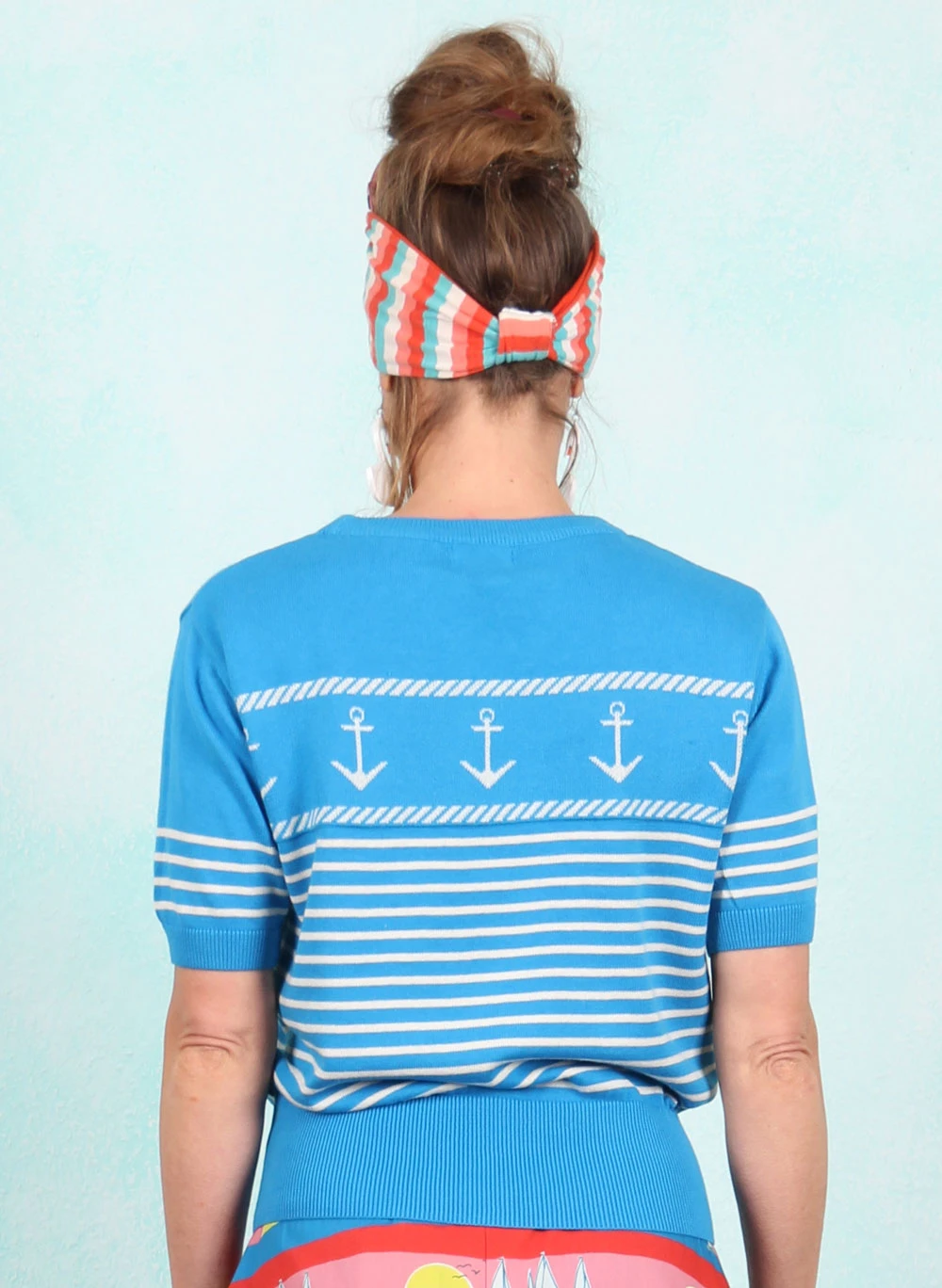 Pullover, SP25-001, blue - Image 3