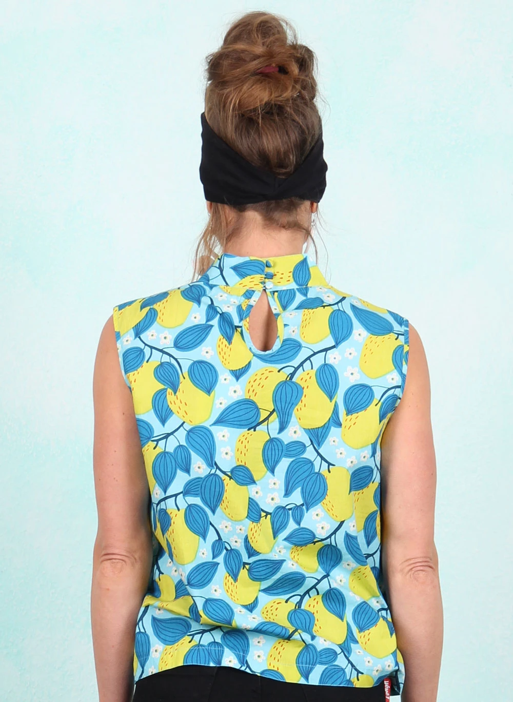 Top, SP25-006, turquoise - Image 3