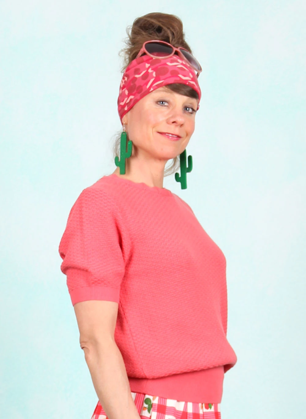 Pullover, SP25-007, off-pink - Image 2