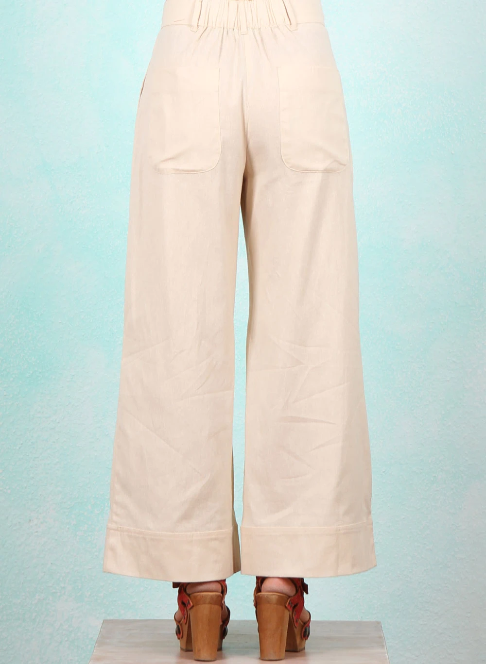 Hose, SP26-003, beige - Image 3