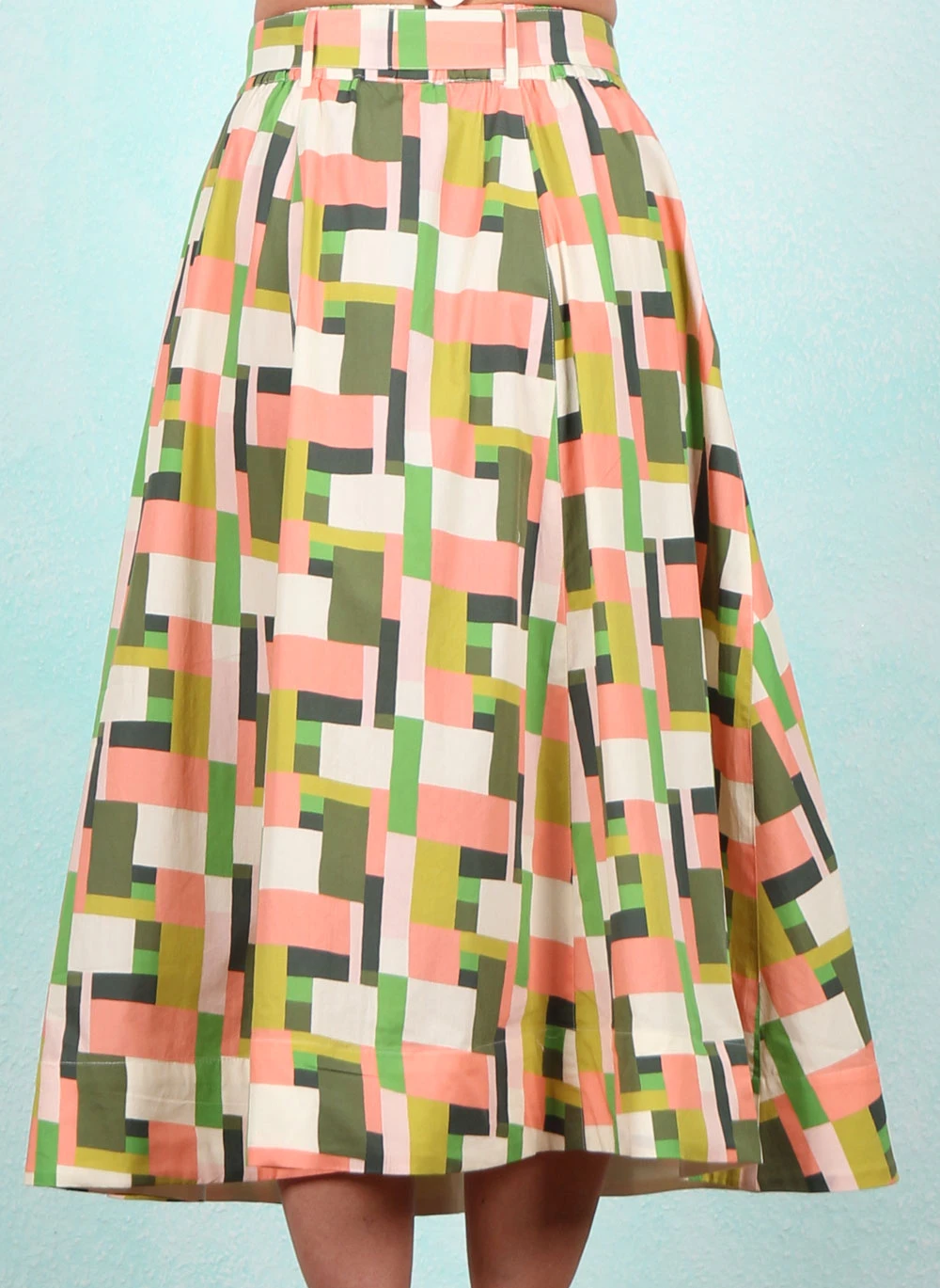 Rock, SP26-004, beige-rose-green - Image 3