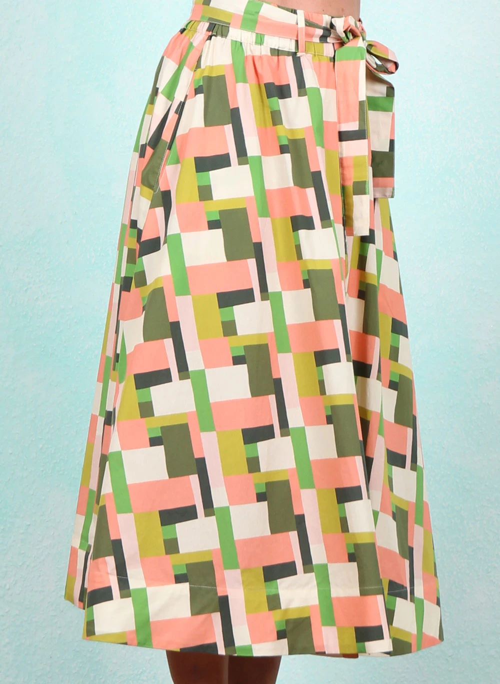 Rock, SP26-004, beige-rose-green - Image 2