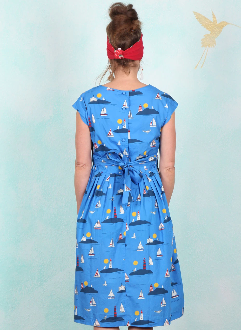 Kleid, SP26-011, blue - Image 3
