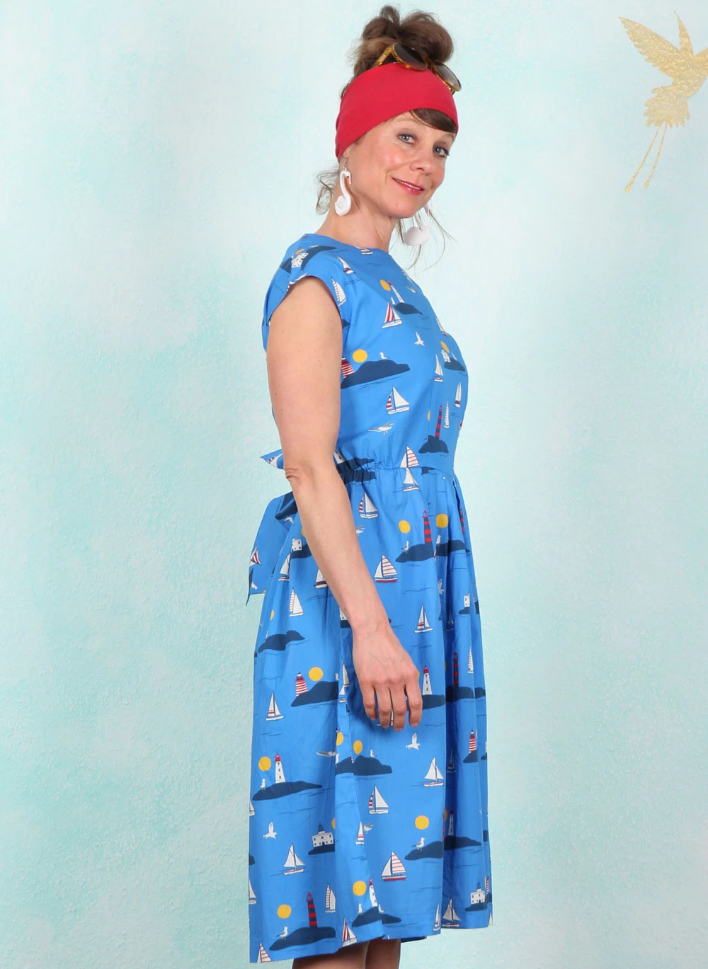 Kleid, SP26-011, blue - Image 2