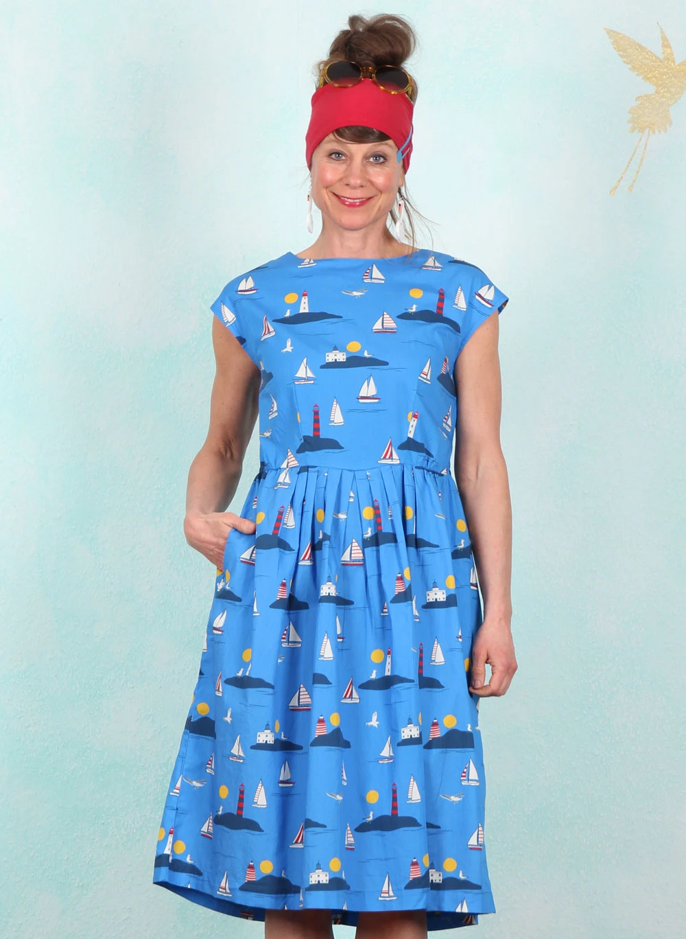 Kleid, SP26-011, blue - Image 1