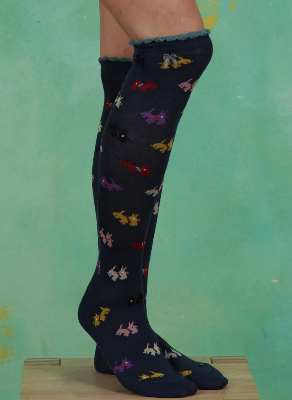 Strümpfe, Scottie Knee, navy - Image 1