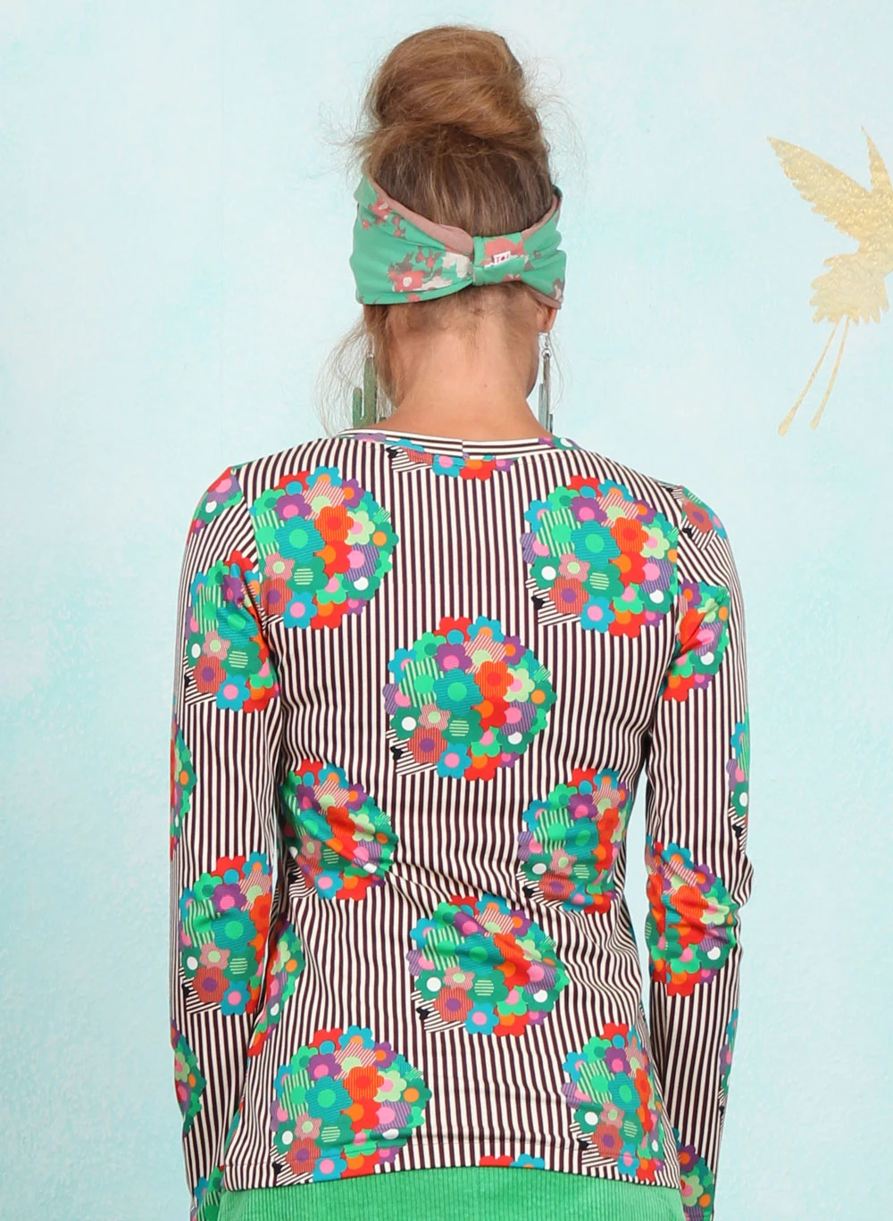 Shirt, TEE-7209, brown-multi - Image 3