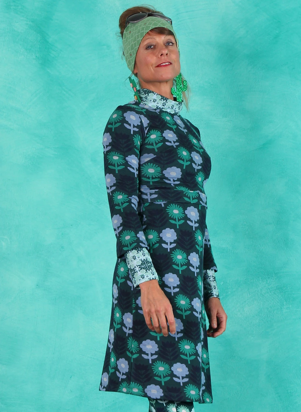 Kleid, WTG-AU23-08, green - Image 2
