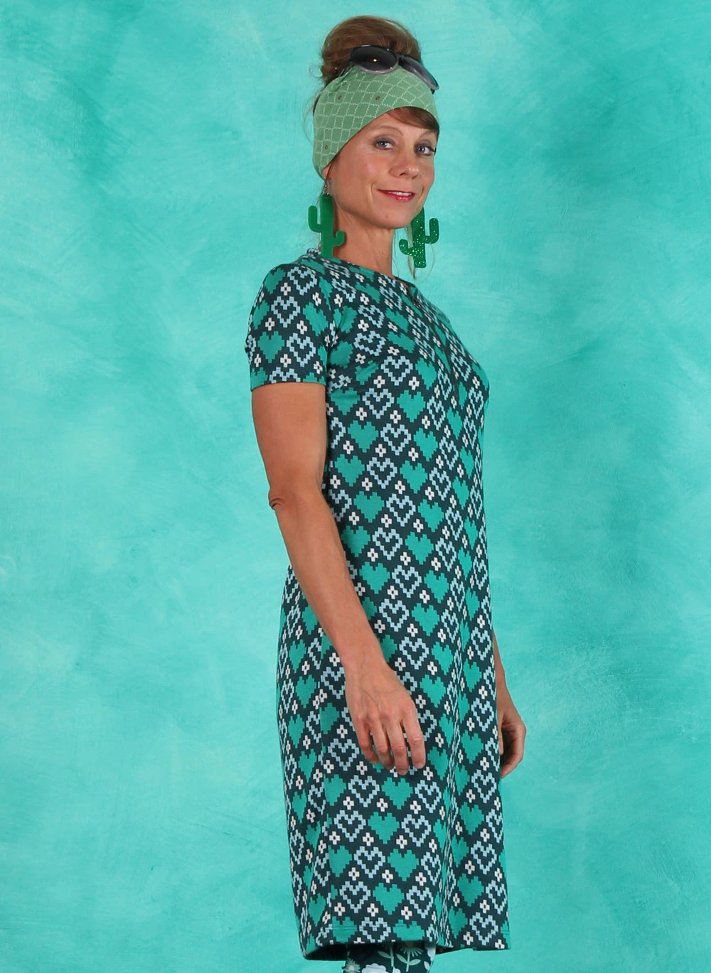 Kleid, WTG-AU23-10, green - Image 2