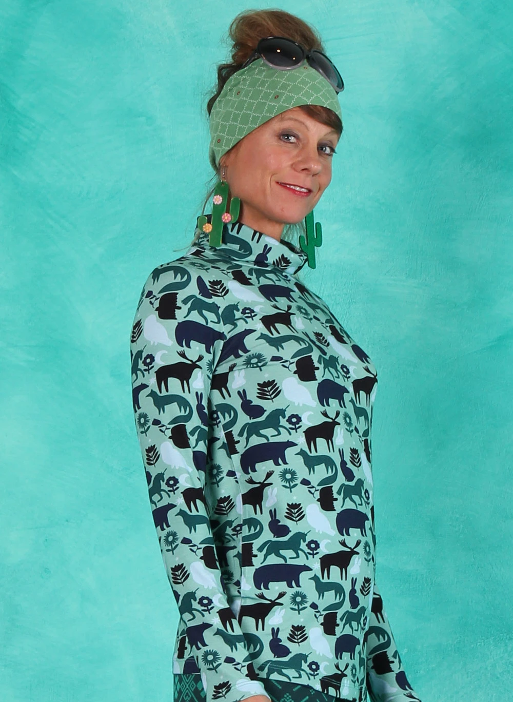 Shirt, WTG-AU23-16, green - Image 2