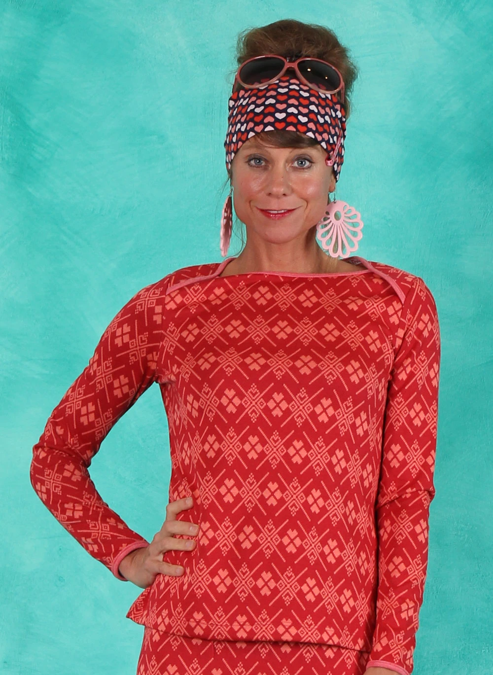 Shirt, WTG-AU23-27, red - Image 1