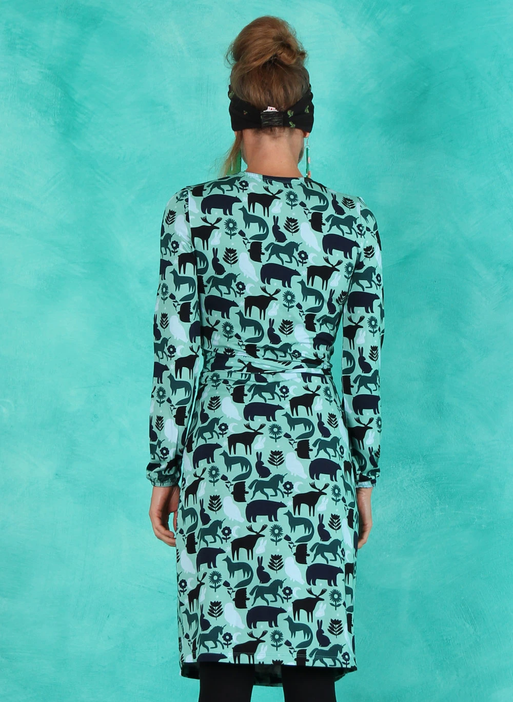 Kleid, WTG-AU23-35, green - Image 3