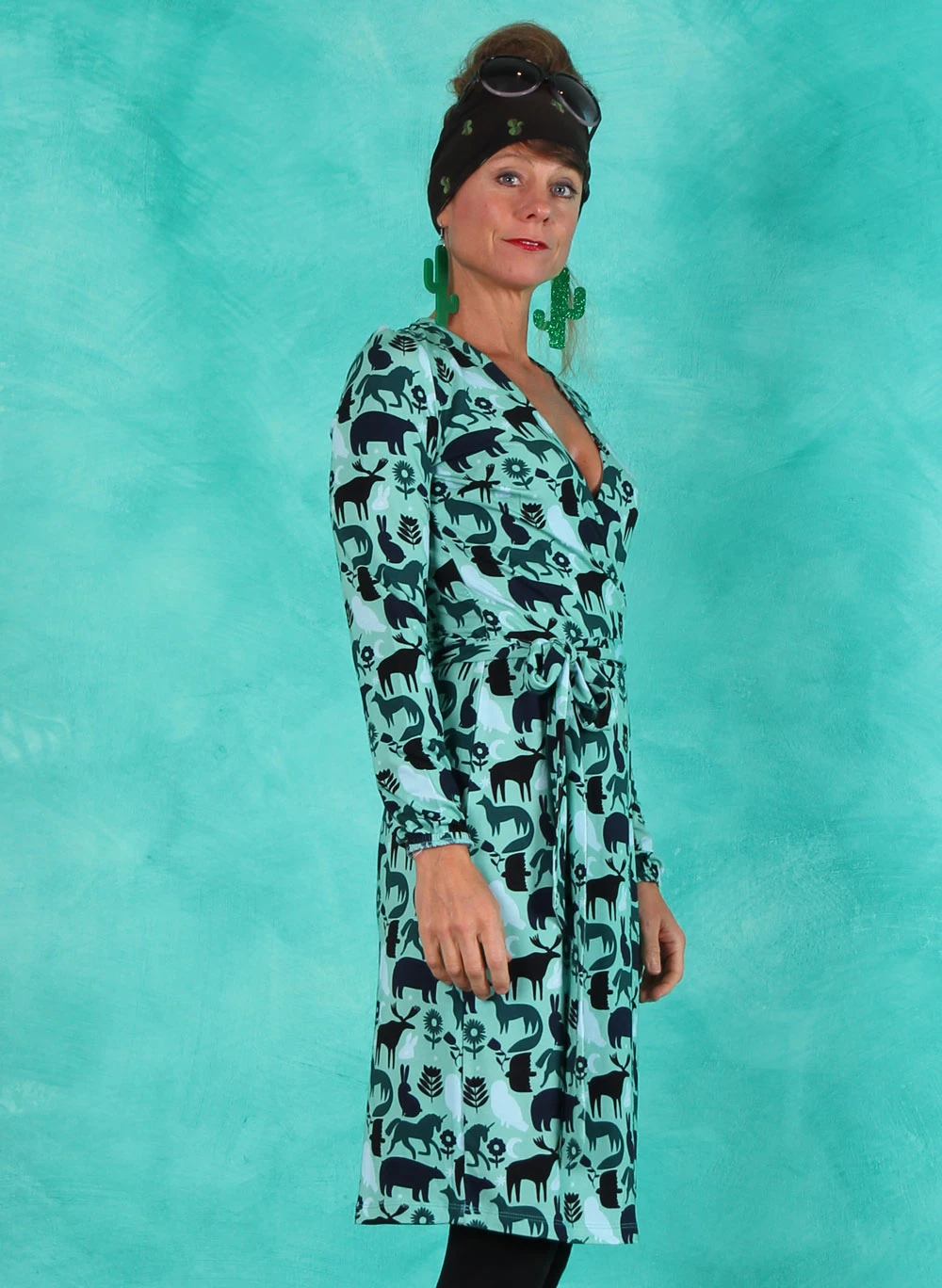 Kleid, WTG-AU23-35, green - Image 2