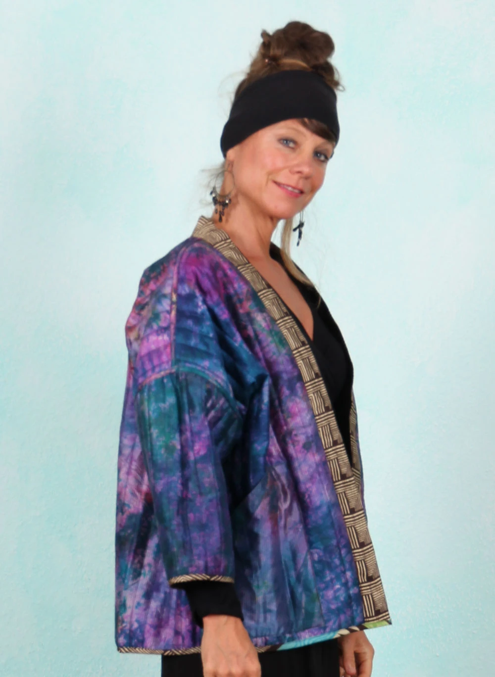 Wende-Jacke, byLi003, brown-multi - Image 3