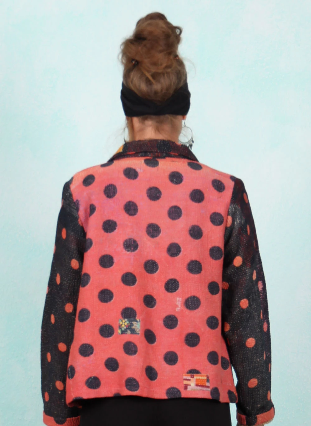 Jacke, byLi005, black-red - Image 3