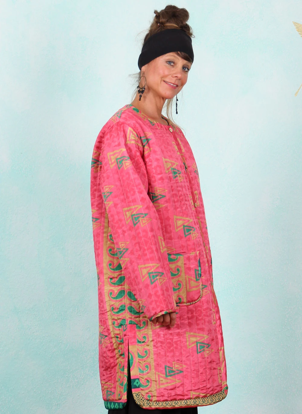 Wende-Mantel, byLi010, pink-blue - Image 3