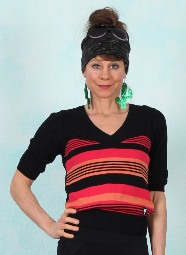 Pullover, Pretty Preppy Special, traditional-frutti-stripe