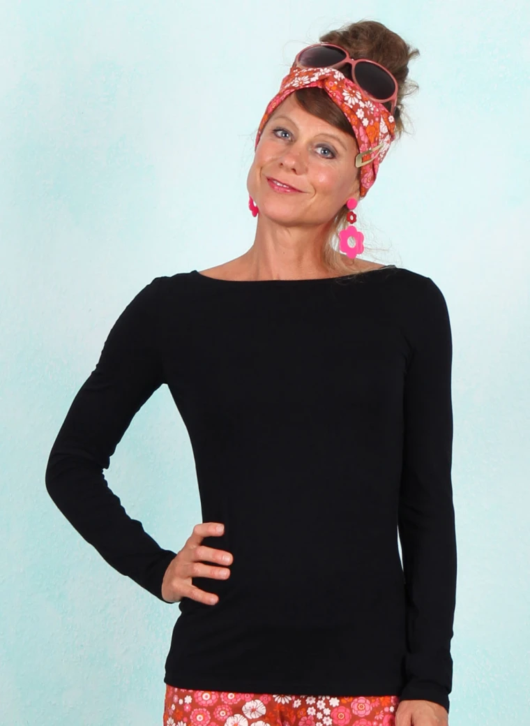 Shirt, Sweet Sailorette, black-as-coal