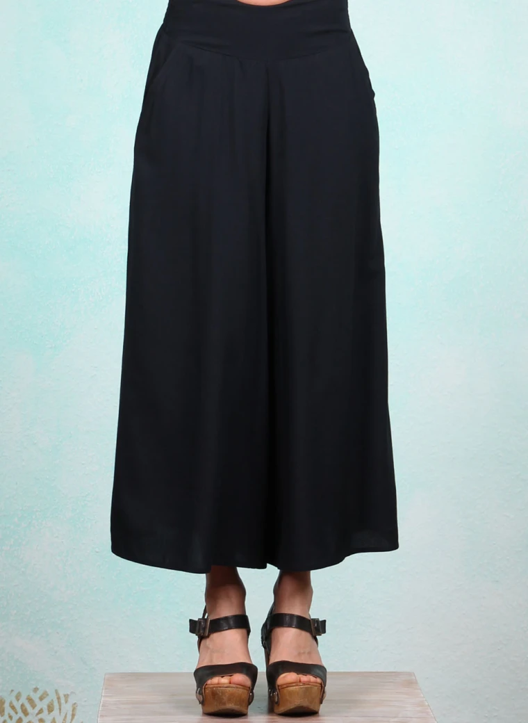 Culotte, In Full Bloom, black-brush