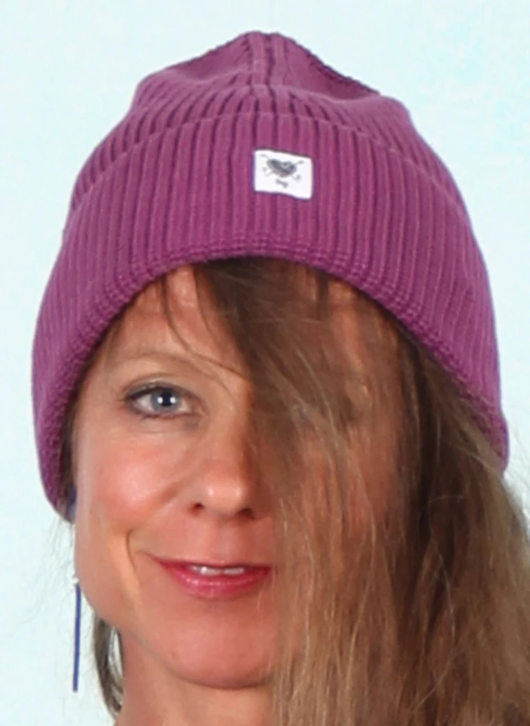 Mütze, Beanie Queen, dreamers-hat-violet
