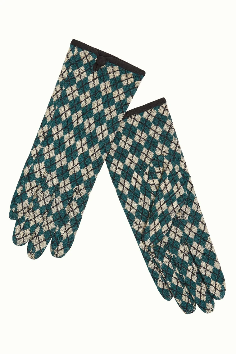 Handschuhe, 09140-216, petrol-multi