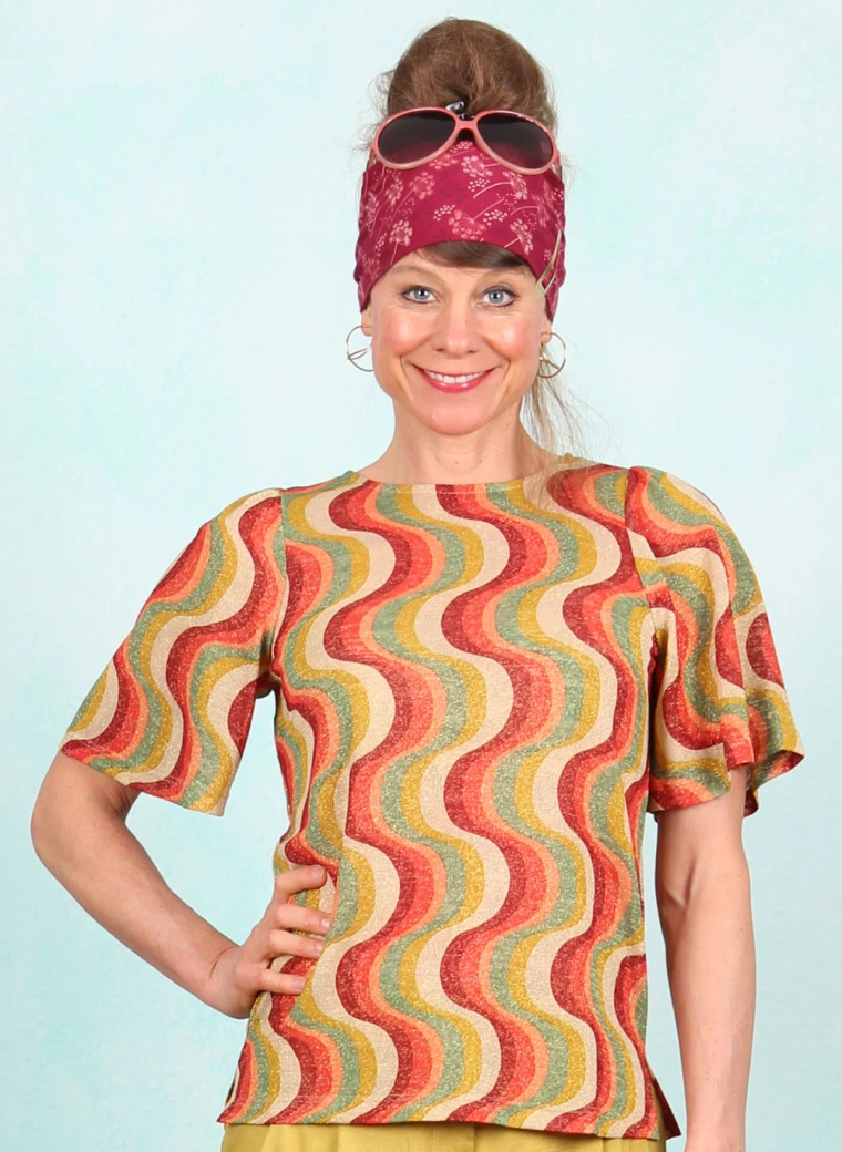 Bluse, 09461-652, sparkling-red-multi