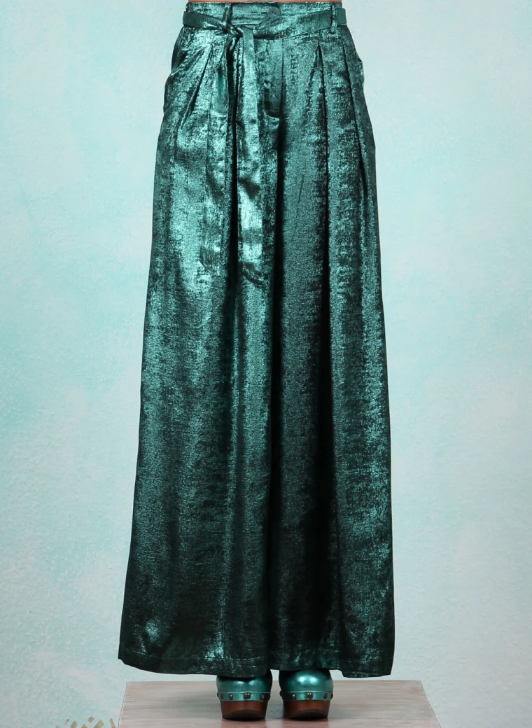 Hose, 10065-357, silver-green