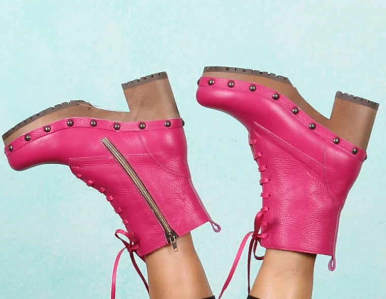 Schuhe, 1209-007, floter-fuchsia