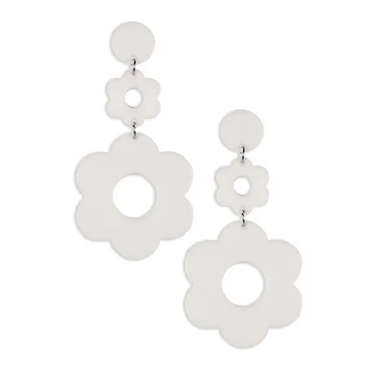 Ohrringe, ACC-ER-345, white