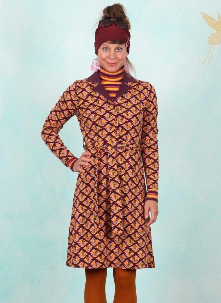 Kleid, AW26061, wine-multi