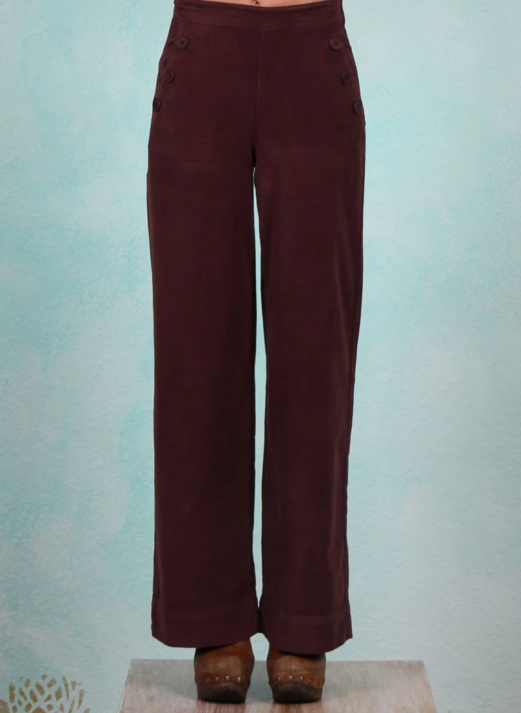 Cord-Hose, G42514, brown