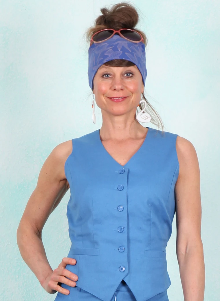 Weste, SP26-014, blue