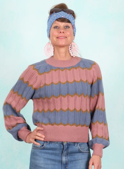 Pullover, Cosy Zig Zag, great-zigzag