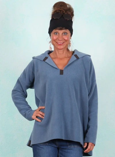 Fleece-Pullover, 1413-794, blue