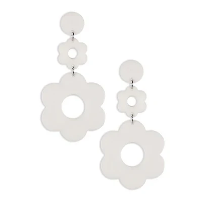 Ohrringe, ACC-ER-345, white