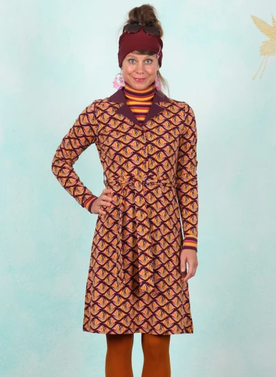 Kleid, AW26061, wine-multi