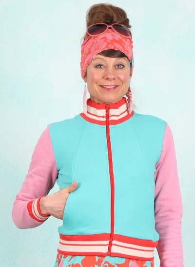 Jacke, LASU26210, turquoise