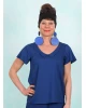 Bluse, Feed the Birds, noble-blue-club