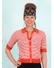 Shirt, Petite Poloette, mixed-dots-red-white